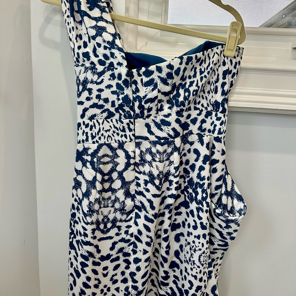 Bcbgeneration Blue And White Patterned One Should… - image 2